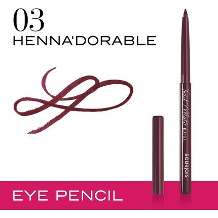 Bourjois Twist Matic Kajal 03 Henna'dorable - Maison des fragrances