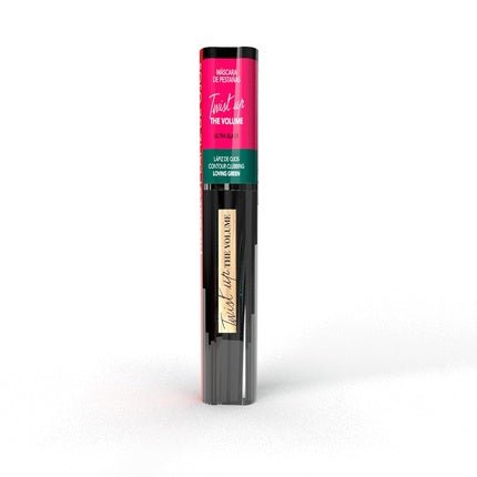 Bourjois Twist Up Mascara Ultra Black 8ml + Bourjois Contour Clubbing Eyeliner 50 - 5.3g Ultra Black and Green Loving Green - Maison des fragrances