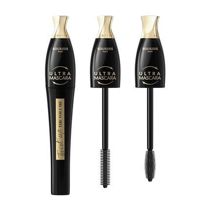 Bourjois Twist Up Mascara Ultra Black 8ml + Bourjois Contour Clubbing Eyeliner Tone 41 Black Party 5g - Pack of 2 - Maison des fragrances