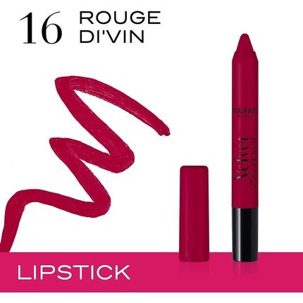 Bourjois Velvet The Pencil Lipstick 16 Rouge Di'vin - Maison des fragrances