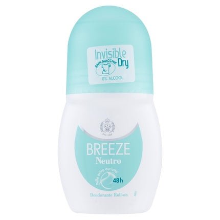 Breeze Neutro Deodorant Roll-On 48h Invisible Dry 50ml - Maison des fragrances