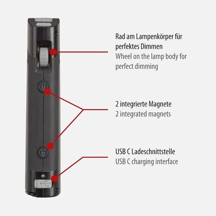 Brennenstuhl Rechargeable LED Torch Sansa 401 A - Rechargeable Work Light - Maison des fragrances