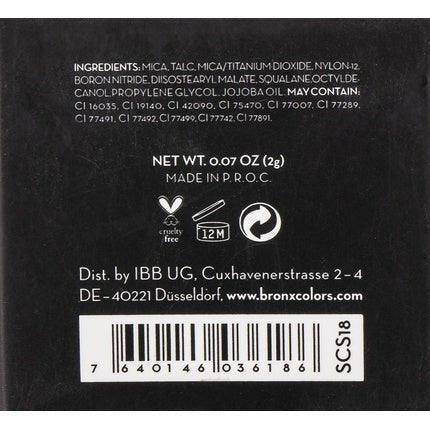 Bronx Colors Urban Cosmetics Scs18 Single Slide Shadow Android Green 2g - Maison des fragrances