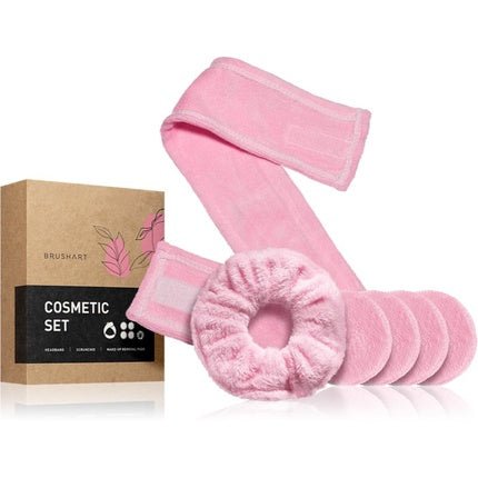 BrushArt Cosmetic Set for Makeup Removal in Microfiber - Pink - Maison des fragrances