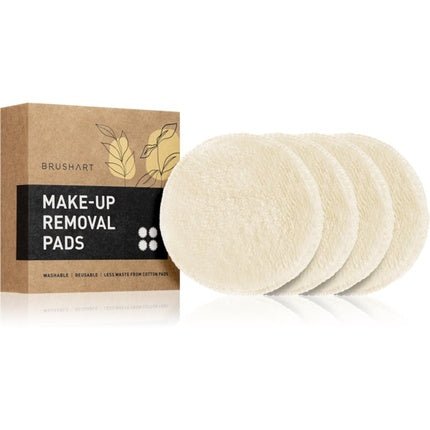 BrushArt Make - up removal pads Cream (4 pads) - Maison des fragrances
