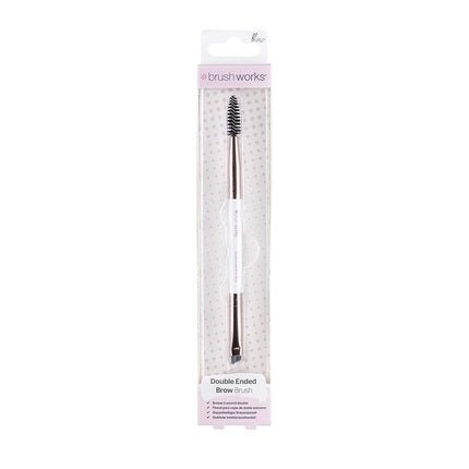 Brushworks Brow Duo Brush White/Gold 100g - Maison des fragrances