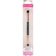Brushworks Highlight Contour Brush Black and Gold 1 Count - Maison des fragrances