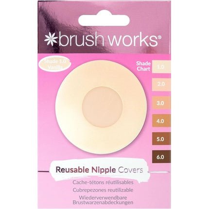 Brushworks Silicone Nipple Covers Shade 1.0 - Vanilla - Maison des fragrances