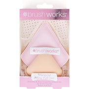 Brushworks Triangular Pillow Puff Duo - Maison des fragrances