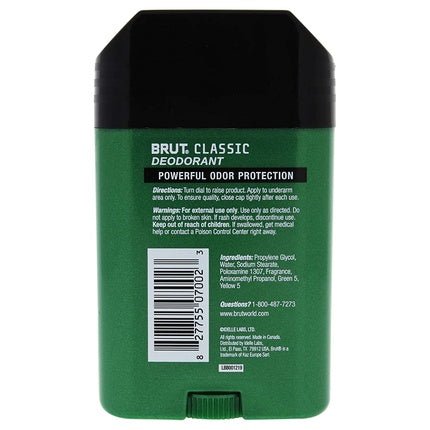 Brut Oval Solid Deodorant For Men 65ml - Maison des fragrances