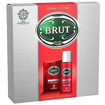 Brut Total Attraction Gift Set Eau De Toilette and Deodorant for Men - Maison des fragrances