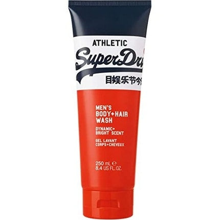 Superdry Athletic Men's Body + Hair Wash 250ml Superdry