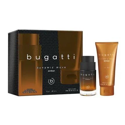 Bugatti Dynamic Move Amber - And Shower Gel Eau de Toilette 100 ml - Oriental - Maison des fragrances
