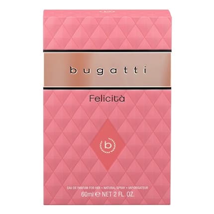 Bugatti Felicita Rosa - Floral 's Perfume Eau de Parfum (EDP) Femme 60ml - Maison des fragrances