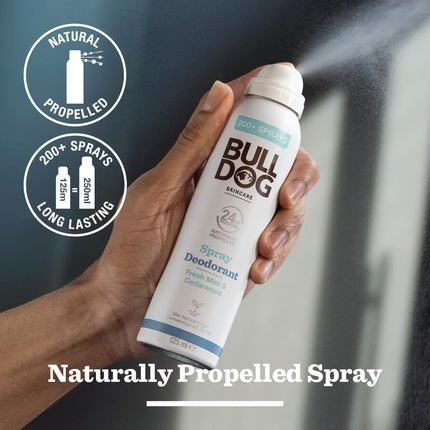 Bulldog Fresh Mint & Cedarwood Deodorant Déodorant (Déo) Mixte 125ml - Maison des fragrances