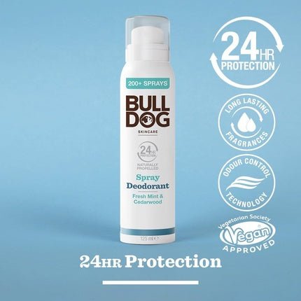 Bulldog Fresh Mint & Cedarwood Deodorant Déodorant (Déo) Mixte 125ml - Maison des fragrances