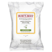 Burt's Bees Natural Face Cleansing Wipes with Cotton Extract 30 Wipes - Maison des fragrances