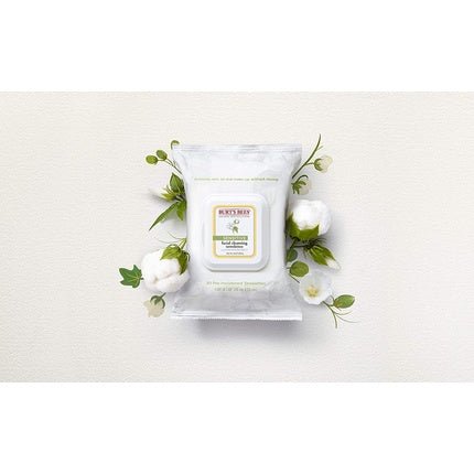 Burt's Bees Natural Face Cleansing Wipes with Cotton Extract 30 Wipes - Maison des fragrances