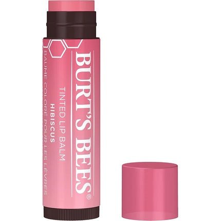 Burt's Bees Tinted Lip Balm Hibiscus Moisturizing Lip Tint with Shea Butter 4.25g - Maison des fragrances