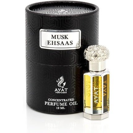Business Square Bs AYAT s Musk Ehsaas Extract - Unisex Attar Alcohol Free 12ml Unisexe - Maison des fragrances