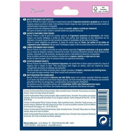 Busta Profumata Nuncas Rosa [Nuncas] Rosa - Maison des fragrances