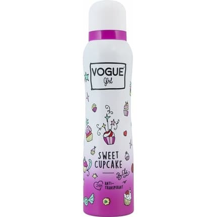 Vogue Antiperspirant Sweet Cupcake Déodorant (Déo) Femme 150ml