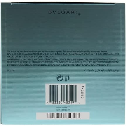Bvlgari Bulgari Aqva Marine Eau de Toilette Homme 50 ml - Aquatique - Maison des fragrances