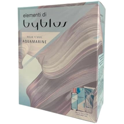 Byblos 2024 Aquamarine + Shower Gel Eau de Toilette (EDT) Mixte 120ml - Maison des fragrances