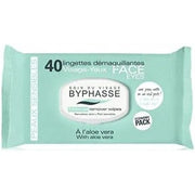 Byphasse Aloe Vera Sensitive Skin Makeup Remover Wipes 40 Count - Maison des fragrances