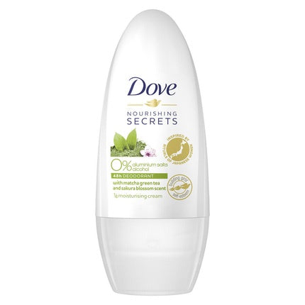 Dove Nourishing Secret Deodorant Roll-On Matcha Green Tea and Cherry Blossom 50ml Dove