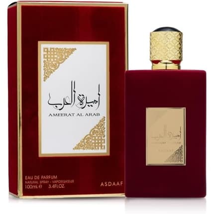 Ameerat Al Arab Unisex - Eau de Parfum 100ml Oriental Exotic Attractive Citrus Bergamot White Musk Aloe Vera Jasmine Wood Musk and Oud by Asdaaf