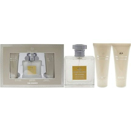 Sergio Tacchini The Essence 3 Piece Gift Set: Eau De Toilette, Shower Gel, and Aftershave Balm 100ml Sergio Tacchini