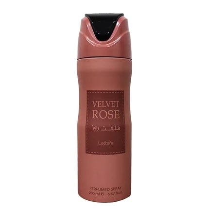 Lattafa Velvet Rose d Deodorant 6.7 Ounce pour femme