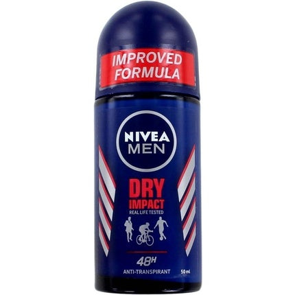 Nivea Men Deodorant Roller Dry Impact 50 Ml Nivea