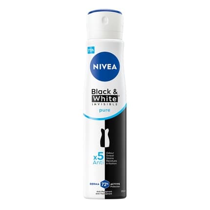 Nivea Black&White Invisible Pure Antiperspirant 250ml Unisexe