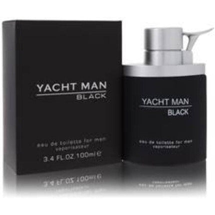 Myrurgia Yacht Man Black Eau De Toilette Spray 3.4 oz 100 ml - Men Maison des fragrances