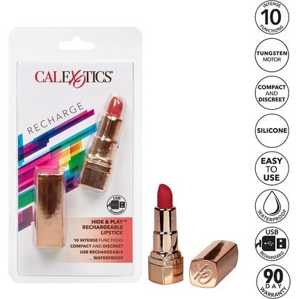 CalExotics Hide & Play Lipstick Recharge Orange 80g - Maison des fragrances