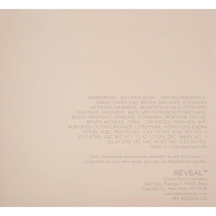 Calvin Klein Ck Reveal Eau de Parfum (EDP) Femme 100ml - Maison des fragrances