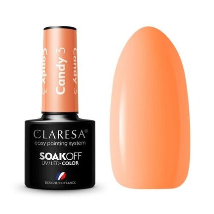 Candy UV Nail Polish 5ml Claresa - Pack of 3 - Maison des fragrances