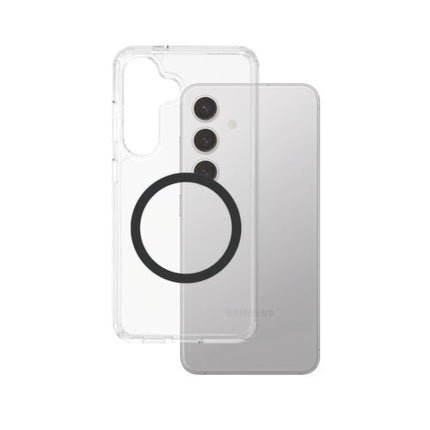Care By Panzerglass Flagship Clear Case with Black Qi Compatibility for Galaxy S25 - Maison des fragrances