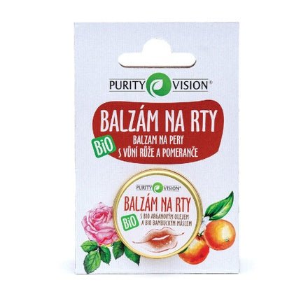 Caring BIO Lip Balm with Rose and Orange Aroma 12 ml - Maison des fragrances