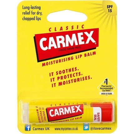 Carmex Classic Lip Balm Stick Spf 15 4.25g - Maison des fragrances