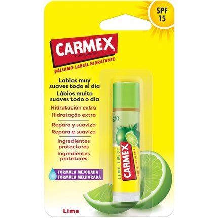 Carmex Lime Twist Moisturizing Lip Balm SPF15 - Maison des fragrances