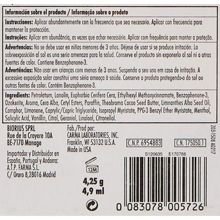Carmex Lime Twist Moisturizing Lip Balm SPF15 - Maison des fragrances