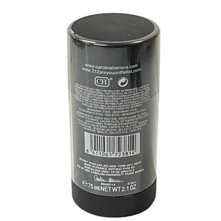 Carolina Herrera 212 VIP Men NYC Deodorant Stick for Men - SEALED - Maison des fragrances