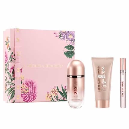 Carolina Herrera 212 Vip Rose Eau De Perfume Set 3 Pieces Coffret (Coffret) Mixte 80ml - Maison des fragrances