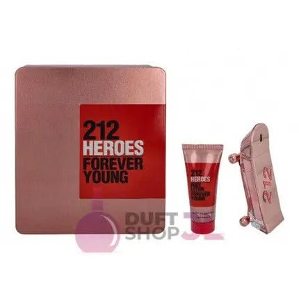 Carolina Herrera 212 Women Heroes Forever Young Gift Set - Eau de Parfum 80ml + Body Lotion 100ml - Maison des fragrances