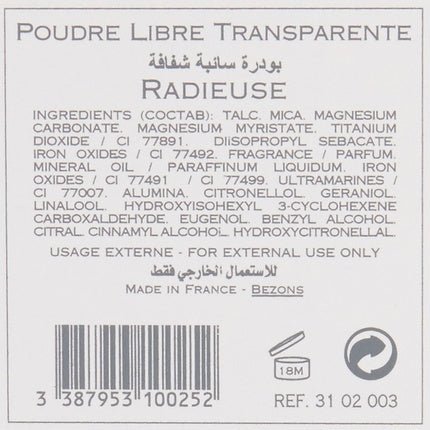 Caron Radiant Loose Powder 03 20g - Maison des fragrances