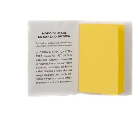 Carta Eritrea 24 Deodorant Sheets - Maison des fragrances