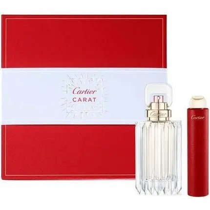 Cartier Carat De Cartier Gift Set - 100 Ml Eau De Parfum Spray + 15 Ml Eau De Parfum Rollerball - Gift Set For Women - Maison des fragrances